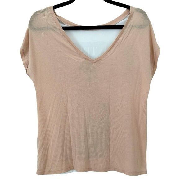 Aquamar Salmon Graphic Satin Short Sleeve Size Small - Picture 2 of 3